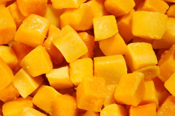 Frozen Totapuri Mango Diced 10 mm X 10 mm, 15 mm X 15 mm, 20 mm X 20 mm