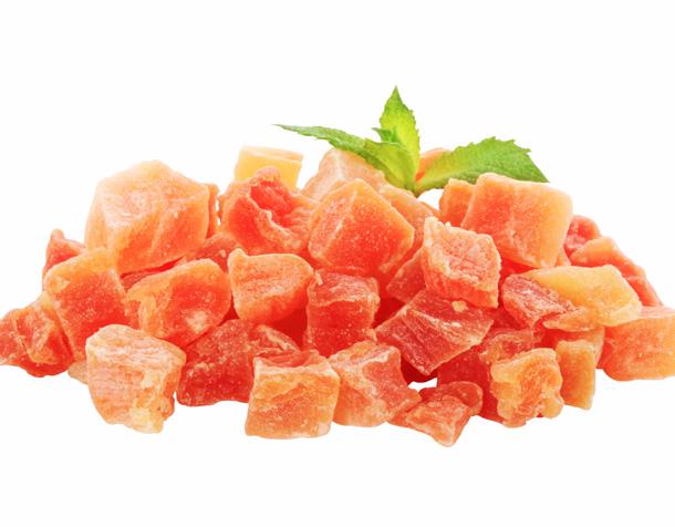 Frozen Red Papaya Dices 10 mm X 10 mm,15 mm X 15 mm, 20 mm X 20 mm